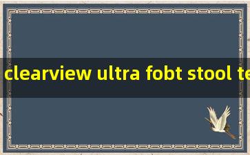 clearview ultra fobt stool test manufacturers